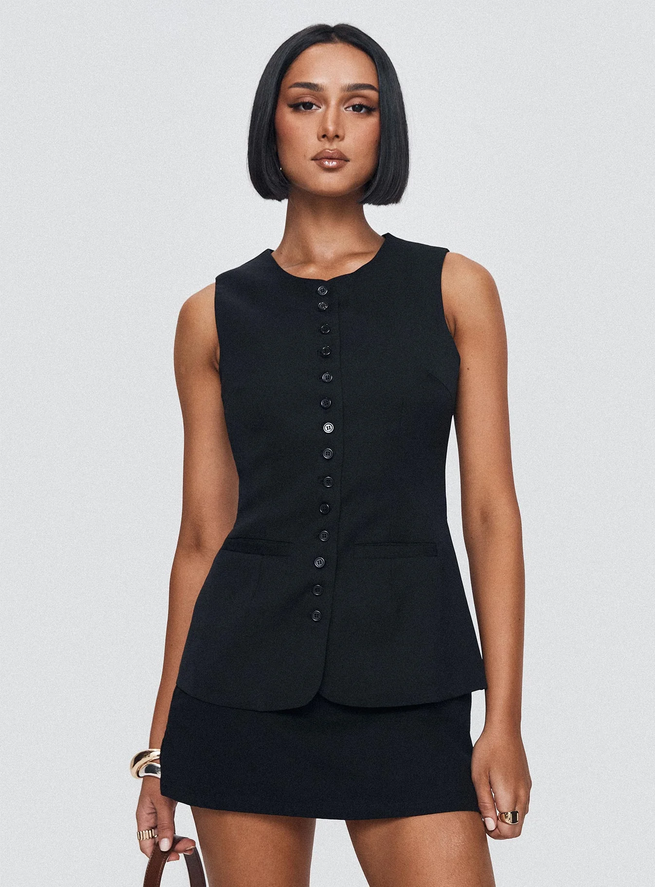 Islington Top Black