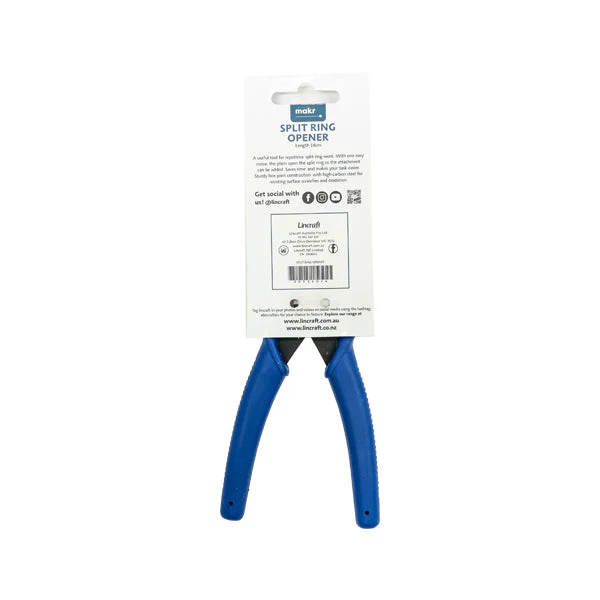 Makr Split Ring Opener, Blue- 14cm