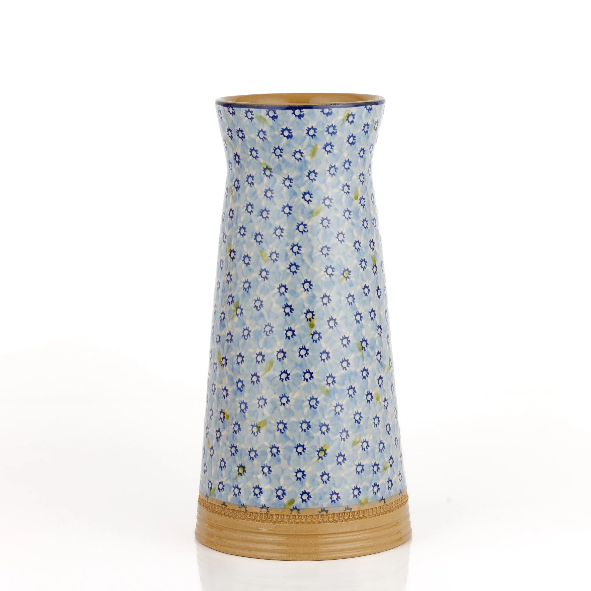 Large Tapered Vase Light Blue