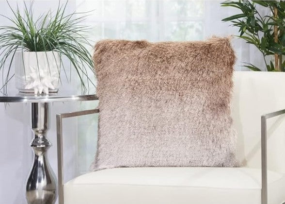 Mina Victory Shaggy Cushion, Lavender- 50.8cmx50.8cm