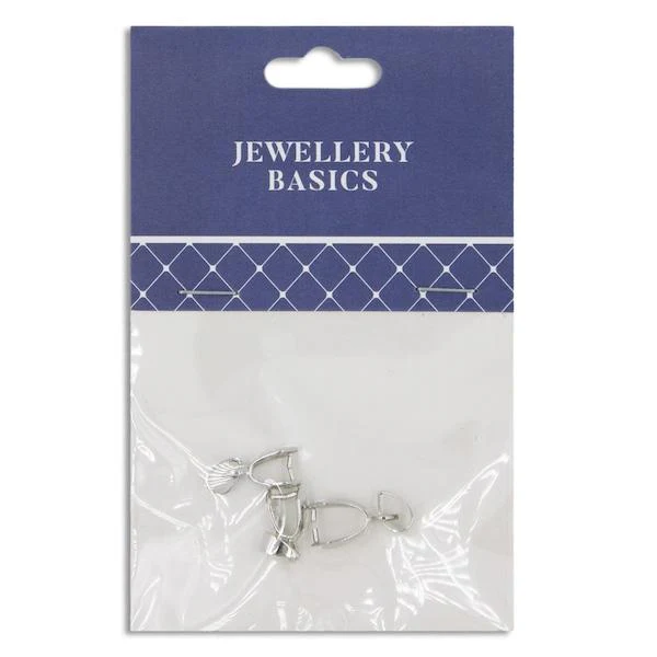 20mm Pendant Bale, Dark Silver- 3pc- Sullivans