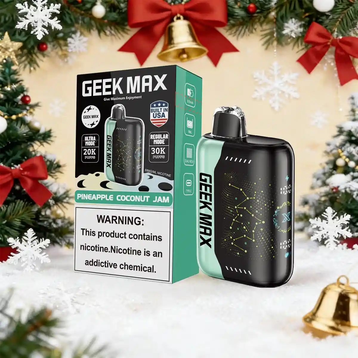 Pineapple Coconut Jam | Geek Max 30000 Puffs Disposable Vape - JNR VAPES OFFICIAL