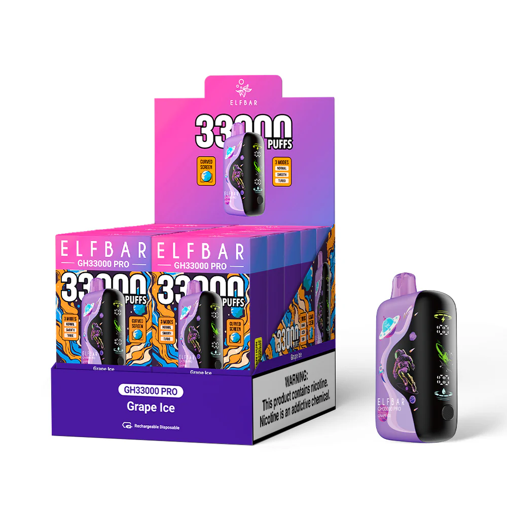 ELFBAR GH33000 PRO oplaadbare wegwerpvape (alle smaken)