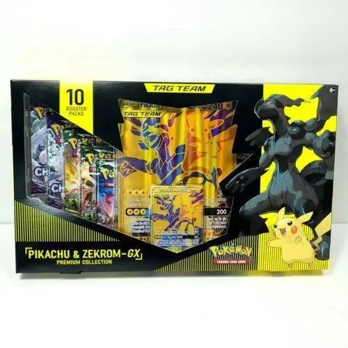 Kolekcja kart kolekcjonerskich Pokémon Pikachu i Zekrom GX Premium – limitowana edycja