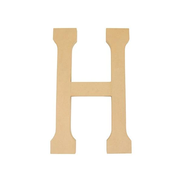 Makr Paper Mache, Jumbo Letter H- 60cm
