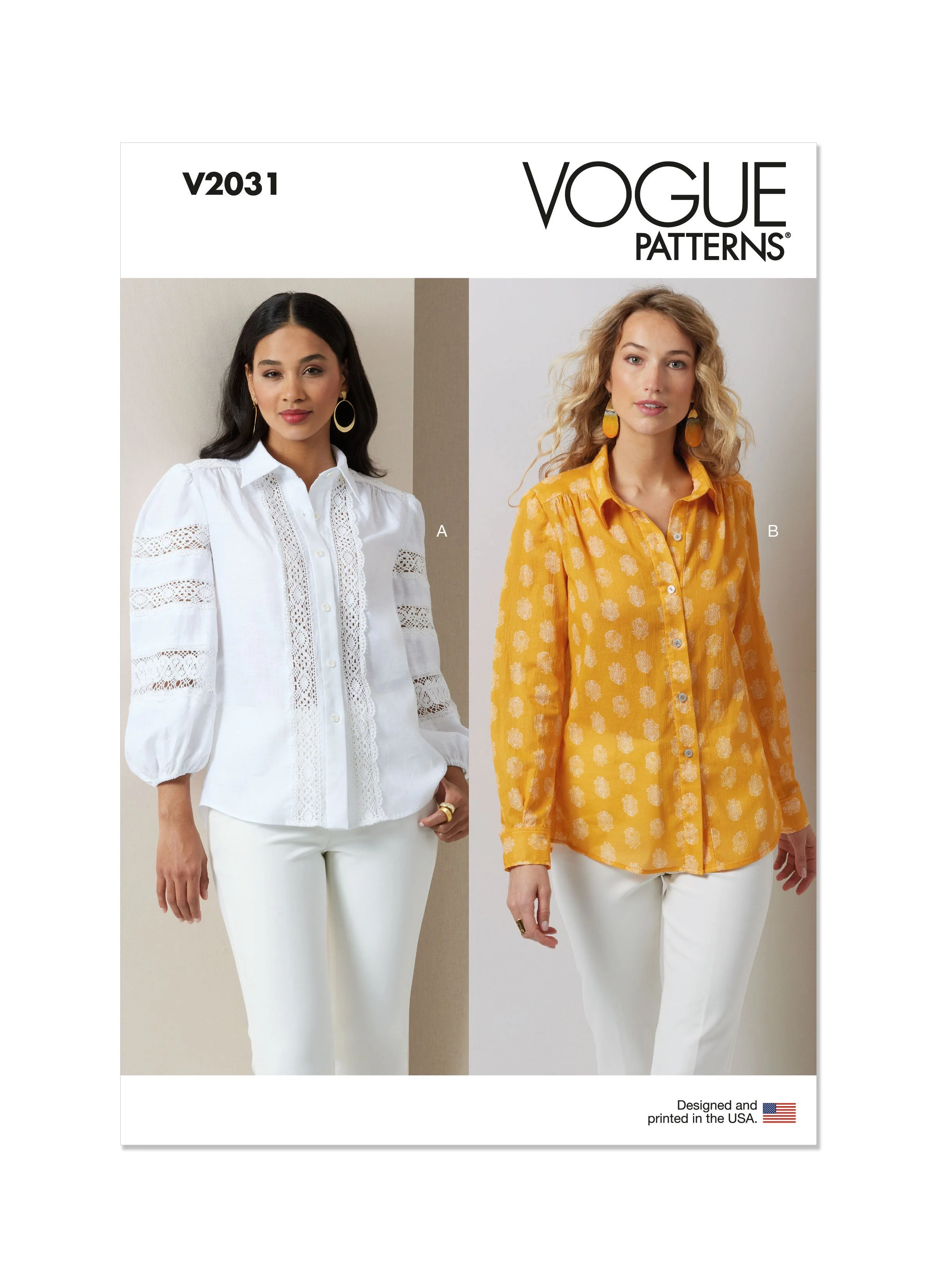 Vogue Pattern V2031 Misses
