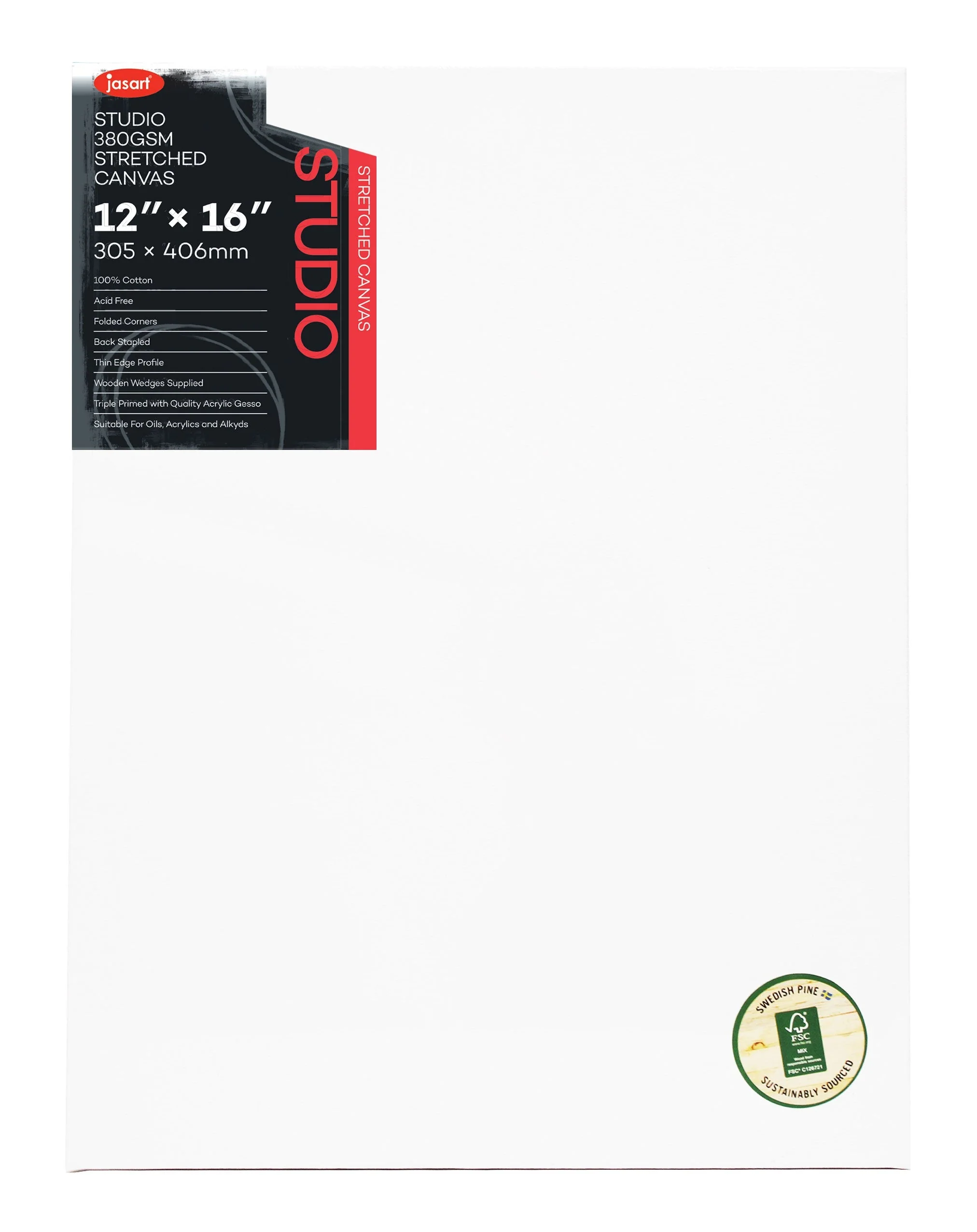 Jasart Studio Thin Edge Stretched Canvas FSC MIX