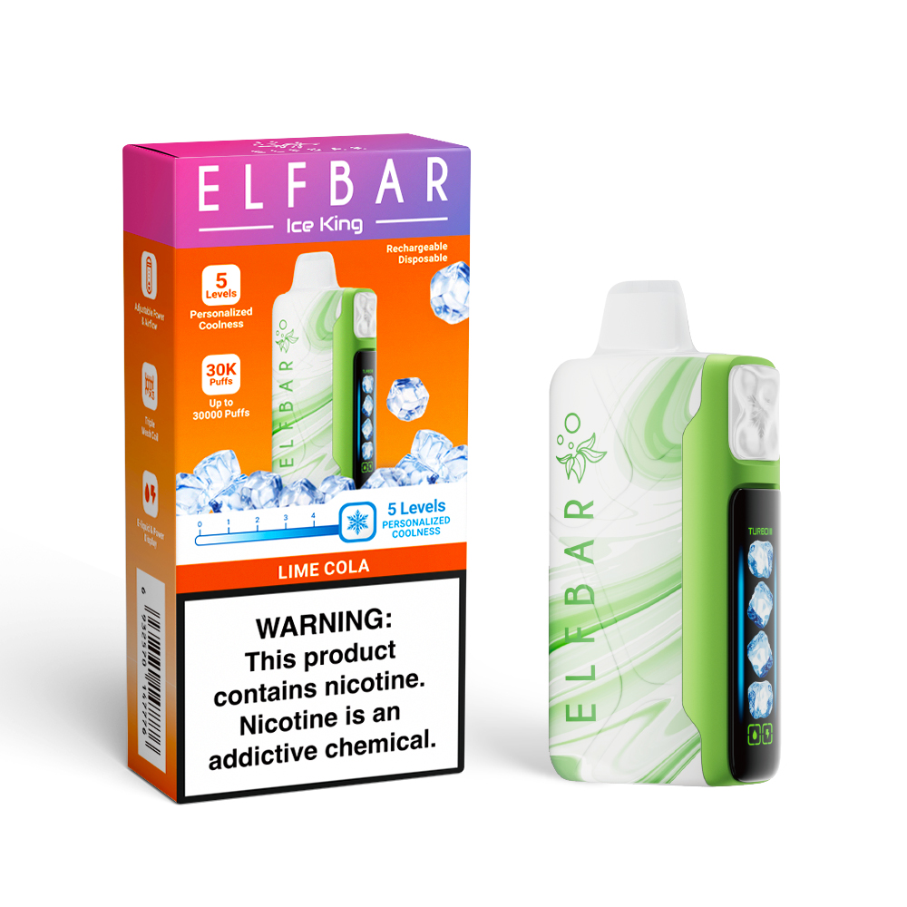 ELF BAR ICE KING 30K oplaadbare wegwerpvape (alle smaken)