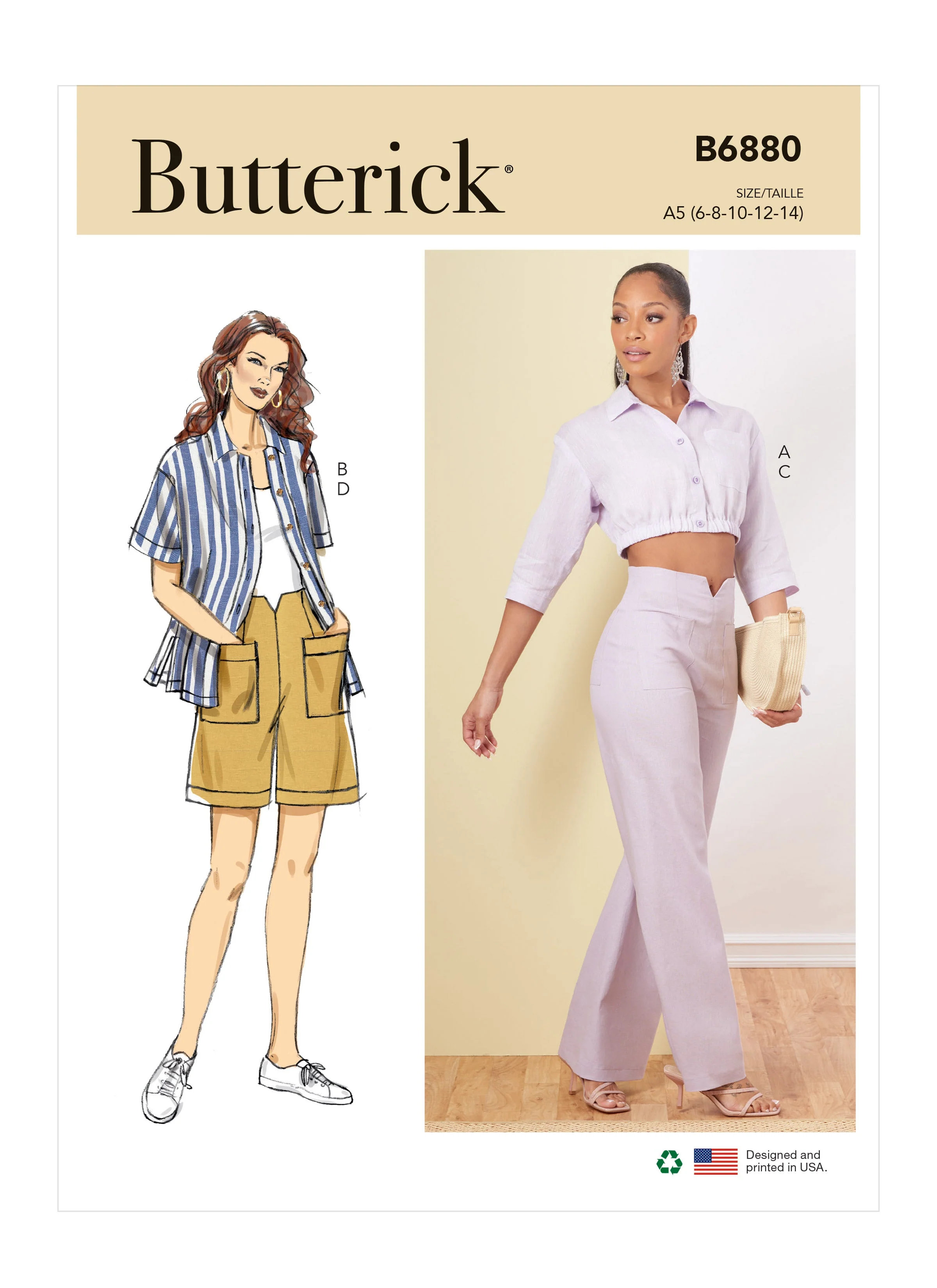 Butterick Pattern B6880 Misses