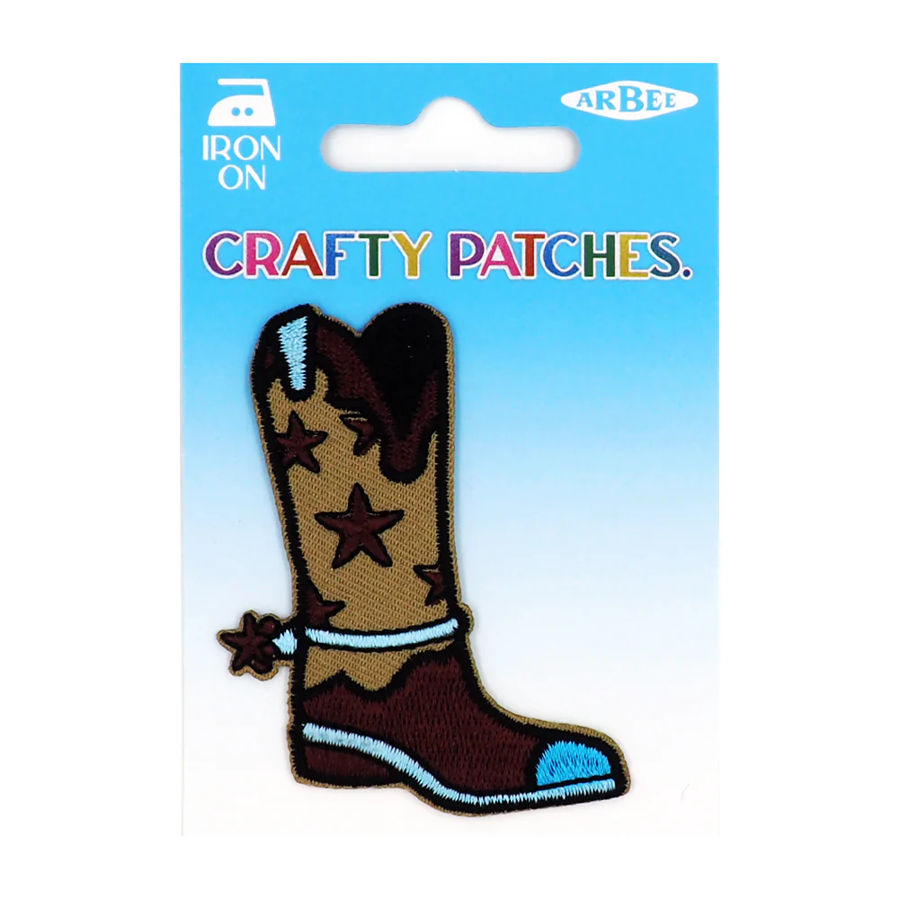 Arbee Crafty Patch, Country Cowboy Boot- 1pc