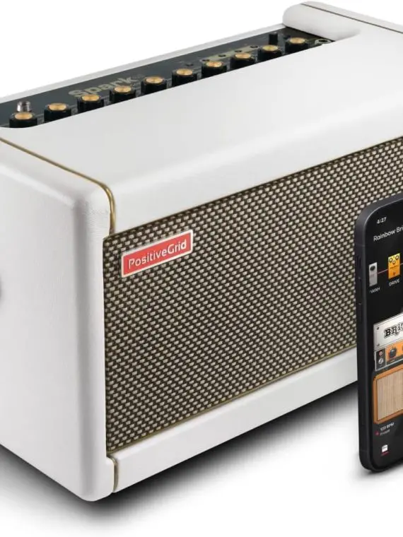 Wzmacniacz combo Pearl o mocy 40 W do ćwiczeń z gitarą elektryczną i akustyczną basową z aplikacją Spark