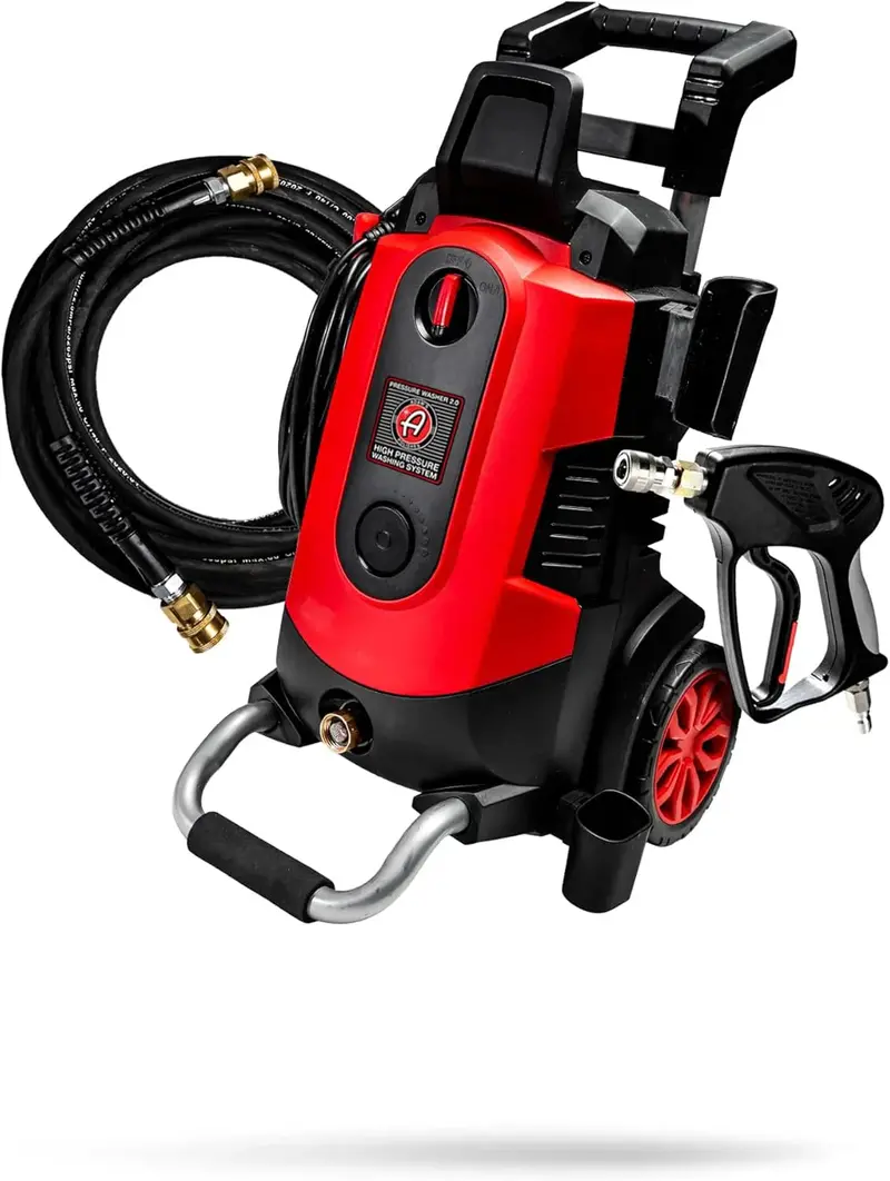 Myjka ciśnieniowa elektryczna 2000 PSI – 1,4 GPM do samochodów i tarasów z krótką dyszą i wieloma dyszami
