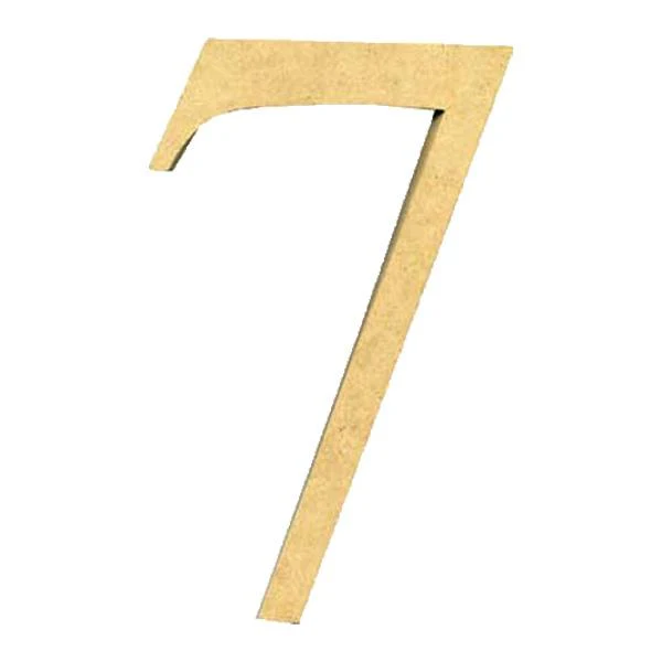 Sullivans MDF Board Numeral, 7- 6x60mm