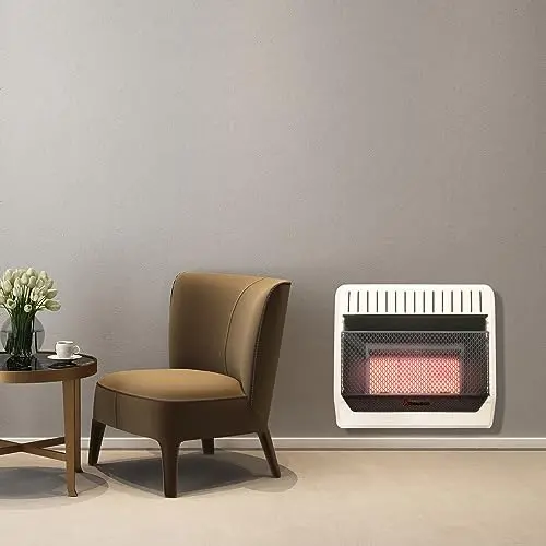 Podwójny bezodpływowy ogrzewacz podczerwieni HearthSense IR26T-BB z termostatem