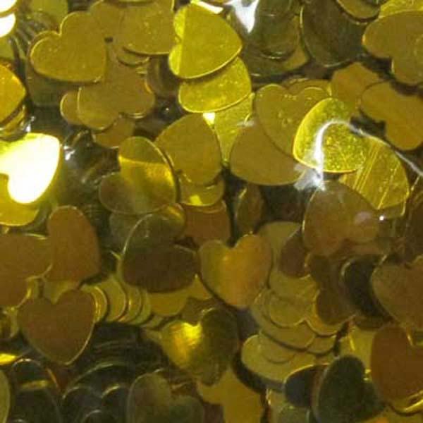 Sullivans Confetti, Gold Hearts- 18g