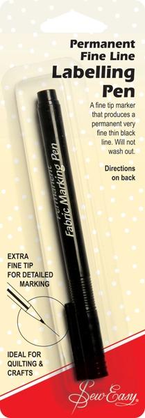Sew Easy Permanent Labelling Pen, Fine Line