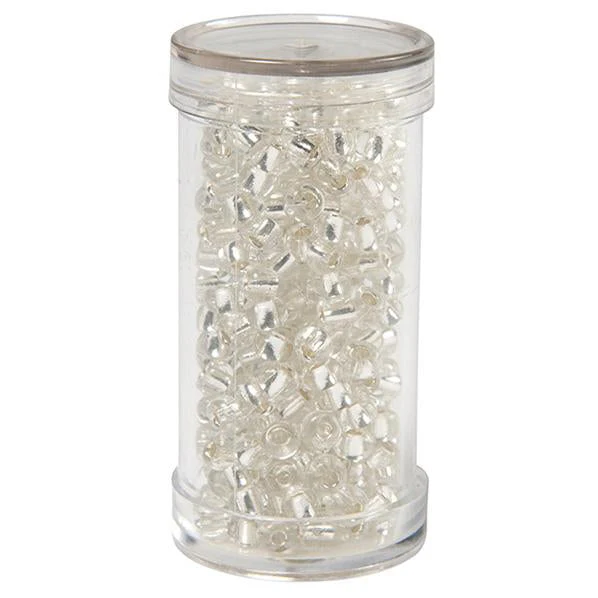 Sullivans Seed Beads, Clear- Size 6