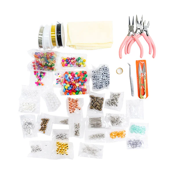 Bead Value Plastic Storage Box With 1196pcs Of Jewellery Accessories- 3 Level