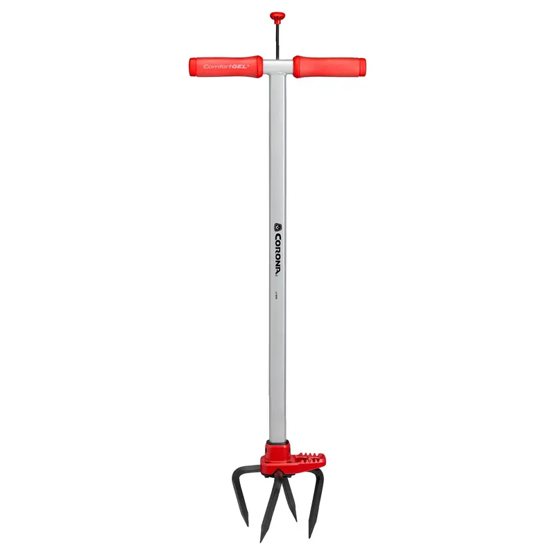 Zęby stalowe Corona 6″ z czerwonym uchwytem ComfortGEL glebogryzarka SoilRIPPER
