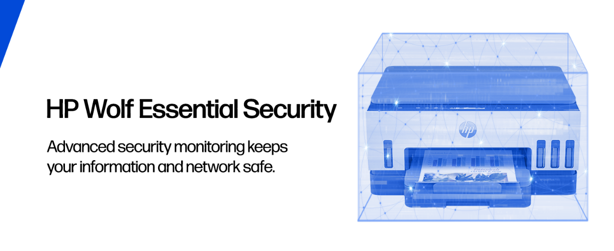 HP Wolf Essential Security—advanced security monitoring keeps your information and network safe.