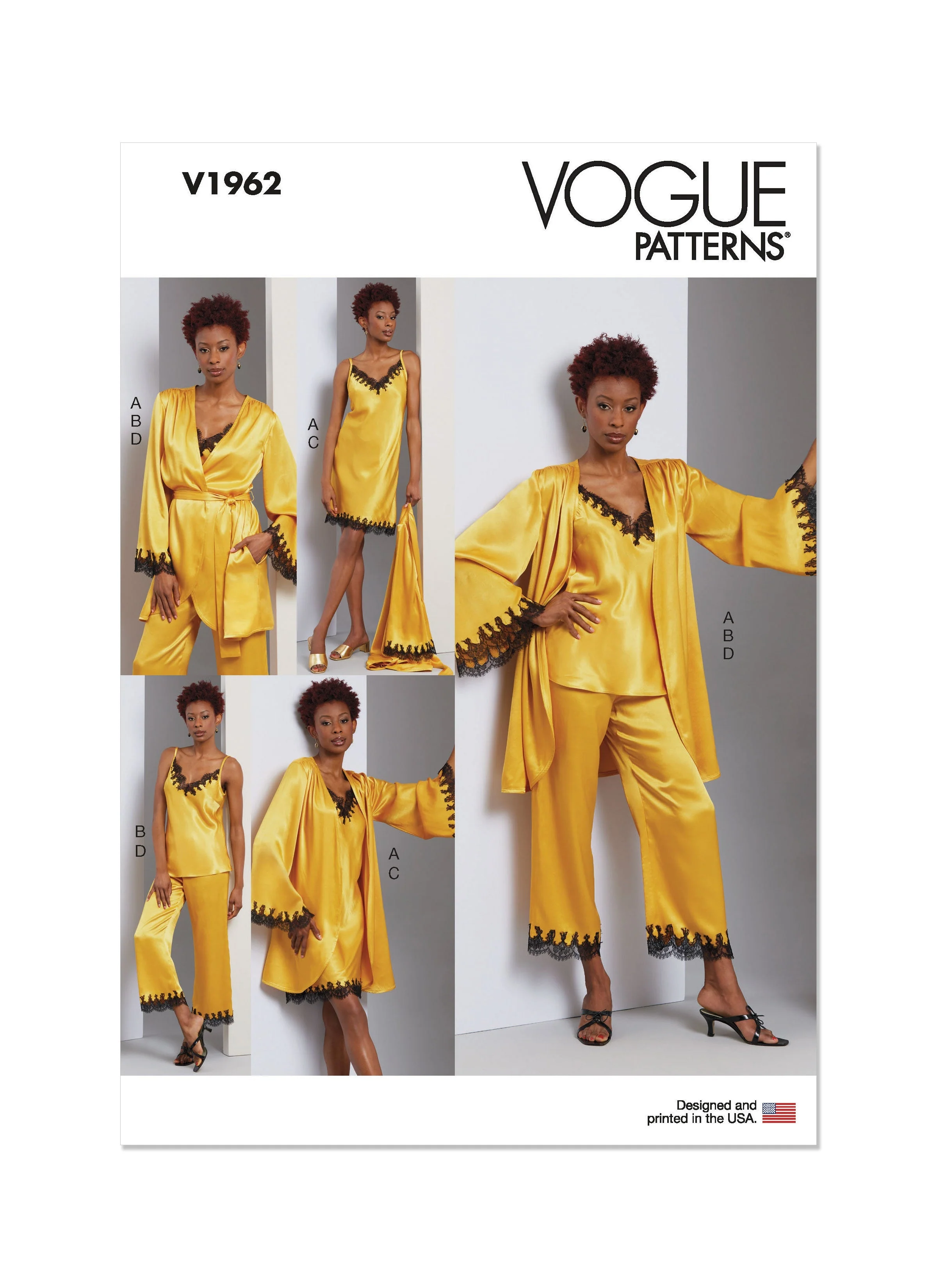 Vogue Pattern V1962 Misses
