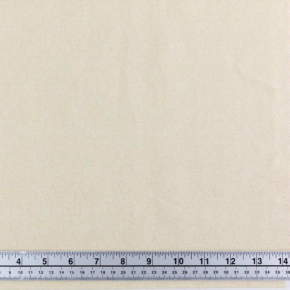Print Craft & Quilting Fabric, Small Swirls- Width 110cm