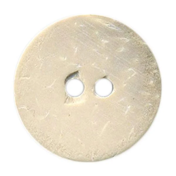 Sullivans Plastic Button, Natural- 15 mm