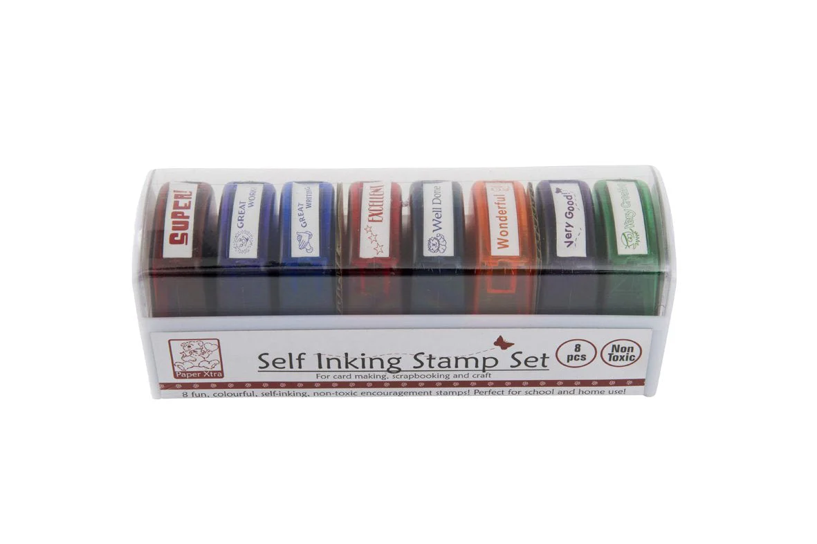 Sullivans Self Inking Stamp Set- 8pc