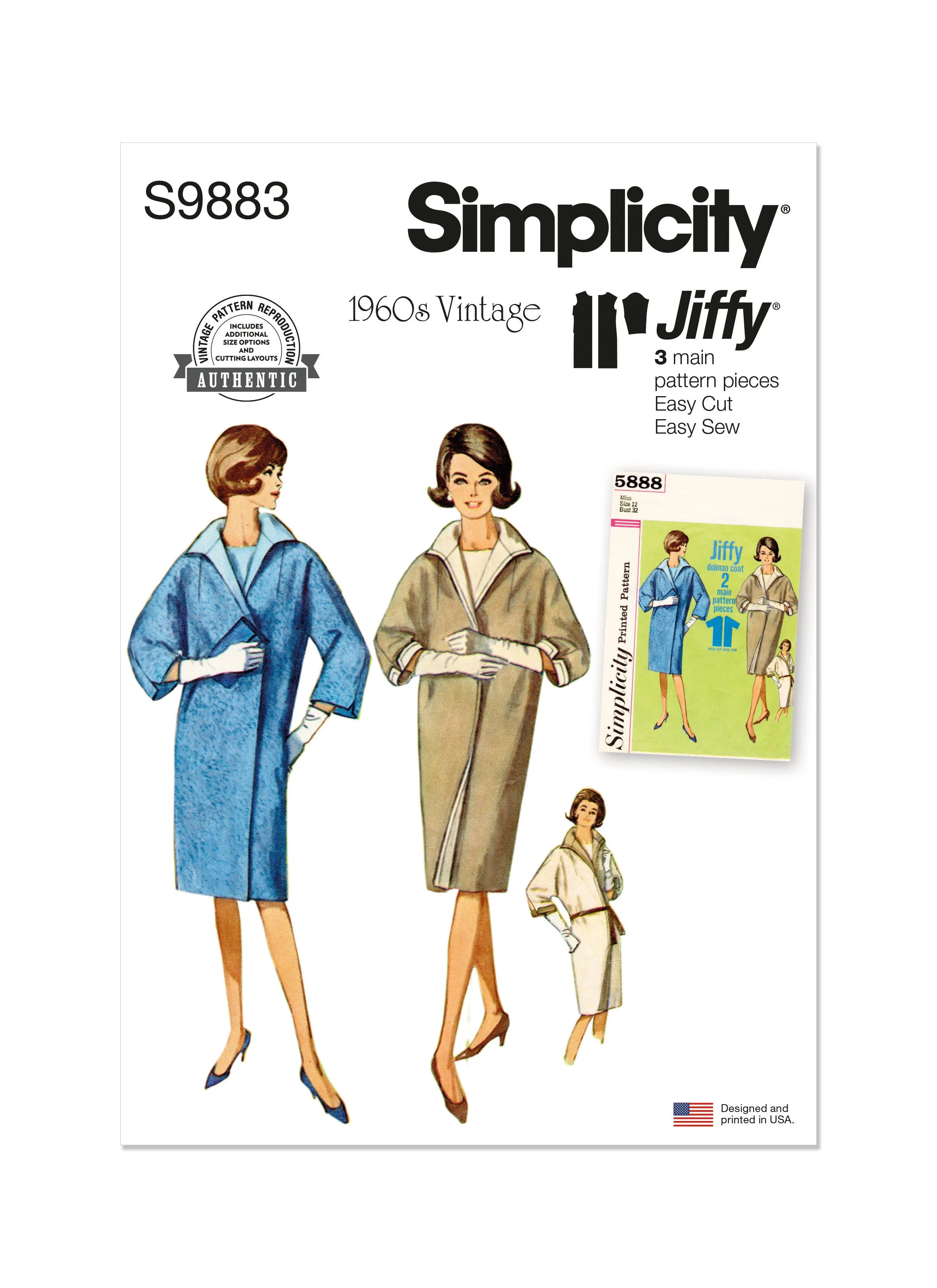 Simplicity Pattern S9883 Misses