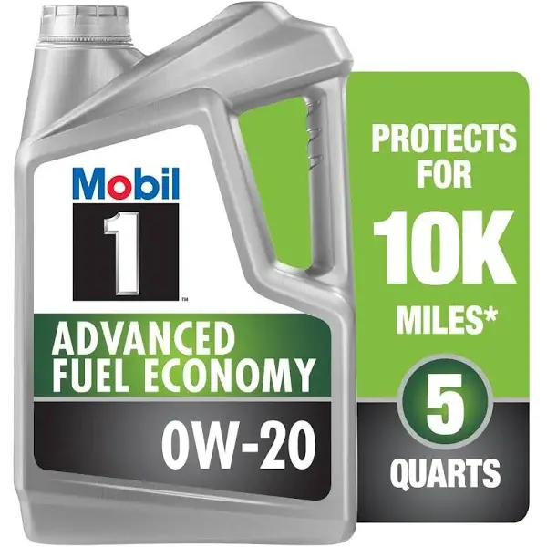 Mobil 1 Advanced Fuel Economy syntetyczny olej silnikowy – 0W-20, puszka 5 litrów