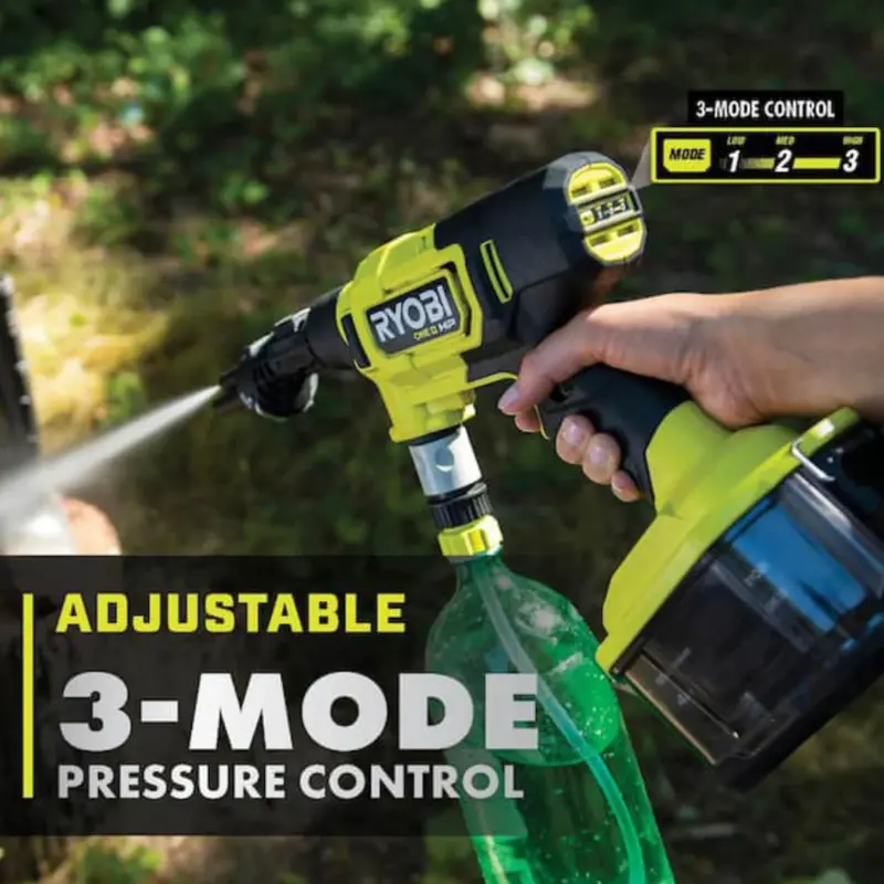 Myjka ciśnieniowa Ryobi ONE+ HP 18 V bezprzewodowa – 600 PSI, 0,7 GPM, wąż ssący 6 metrów