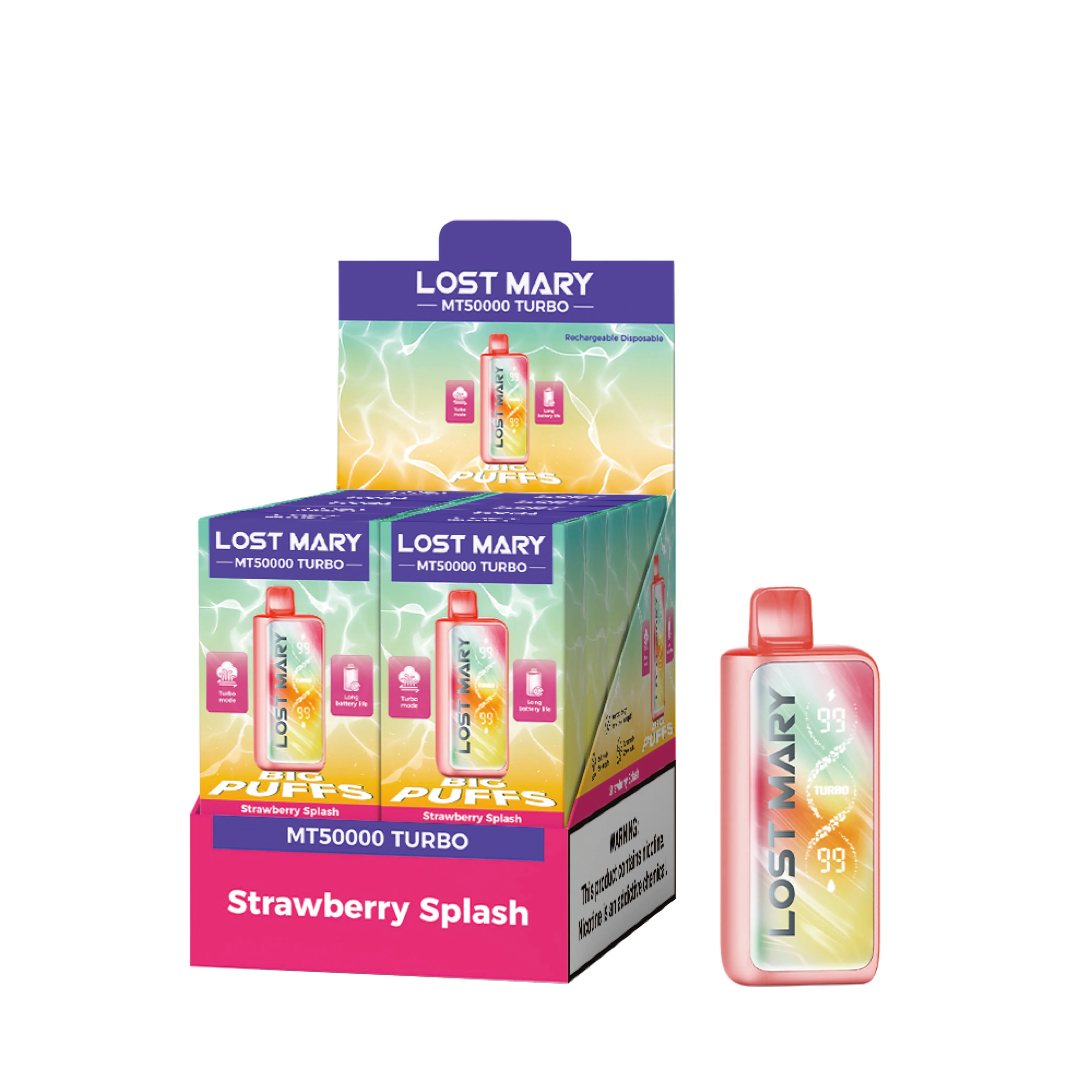 LOST MARY MT50K Turbo oplaadbare wegwerpvape (alle smaken)