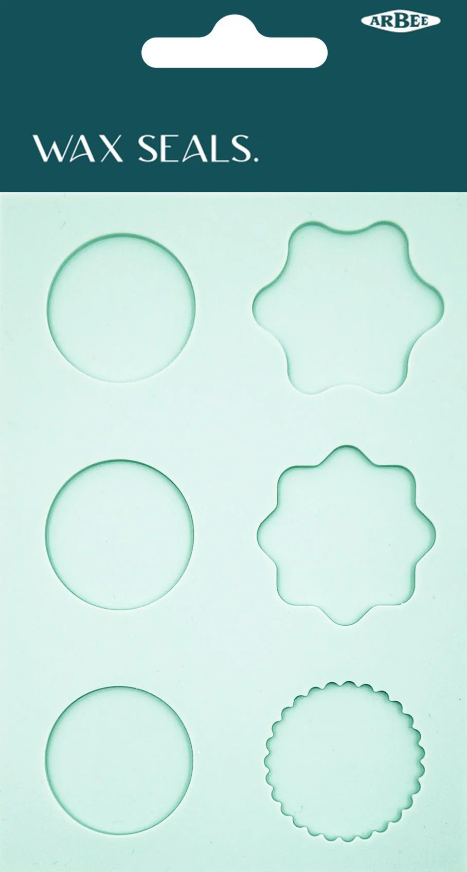 Arbee Wax Seal Mould Mat Multi Shape, Blue
