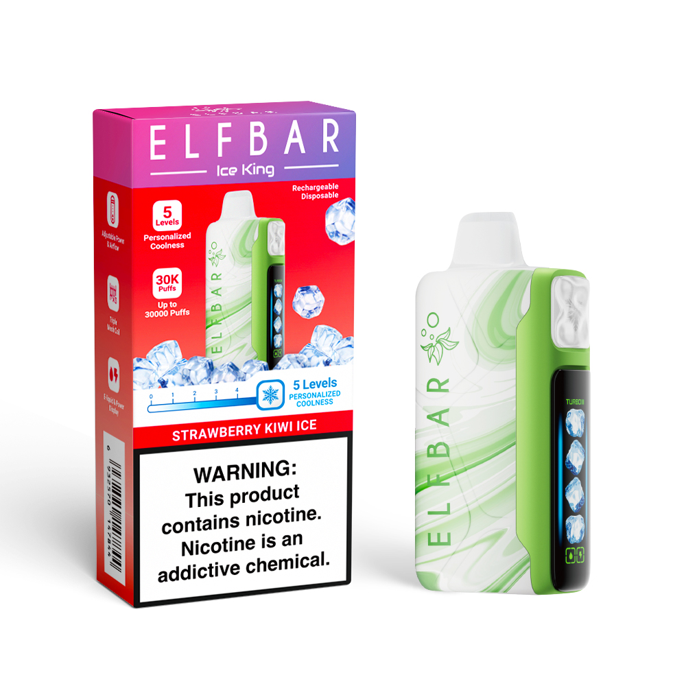 ELF BAR ICE KING 30K oplaadbare wegwerpvape (alle smaken)