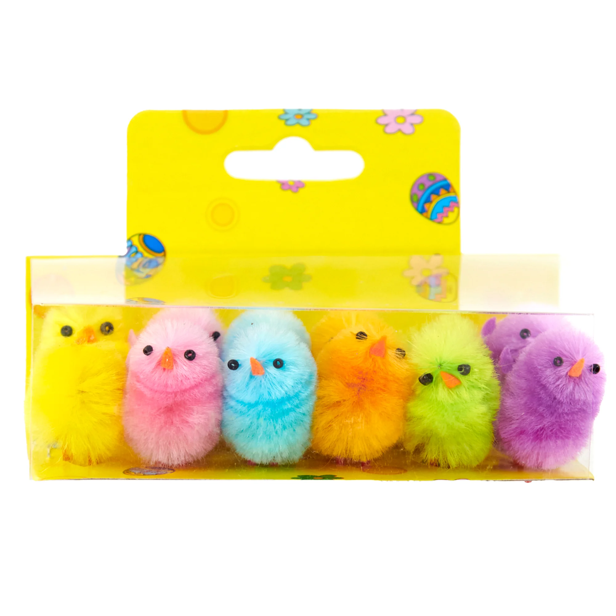 Easter Chicken Small Assorted Colours 12pc- 3cm