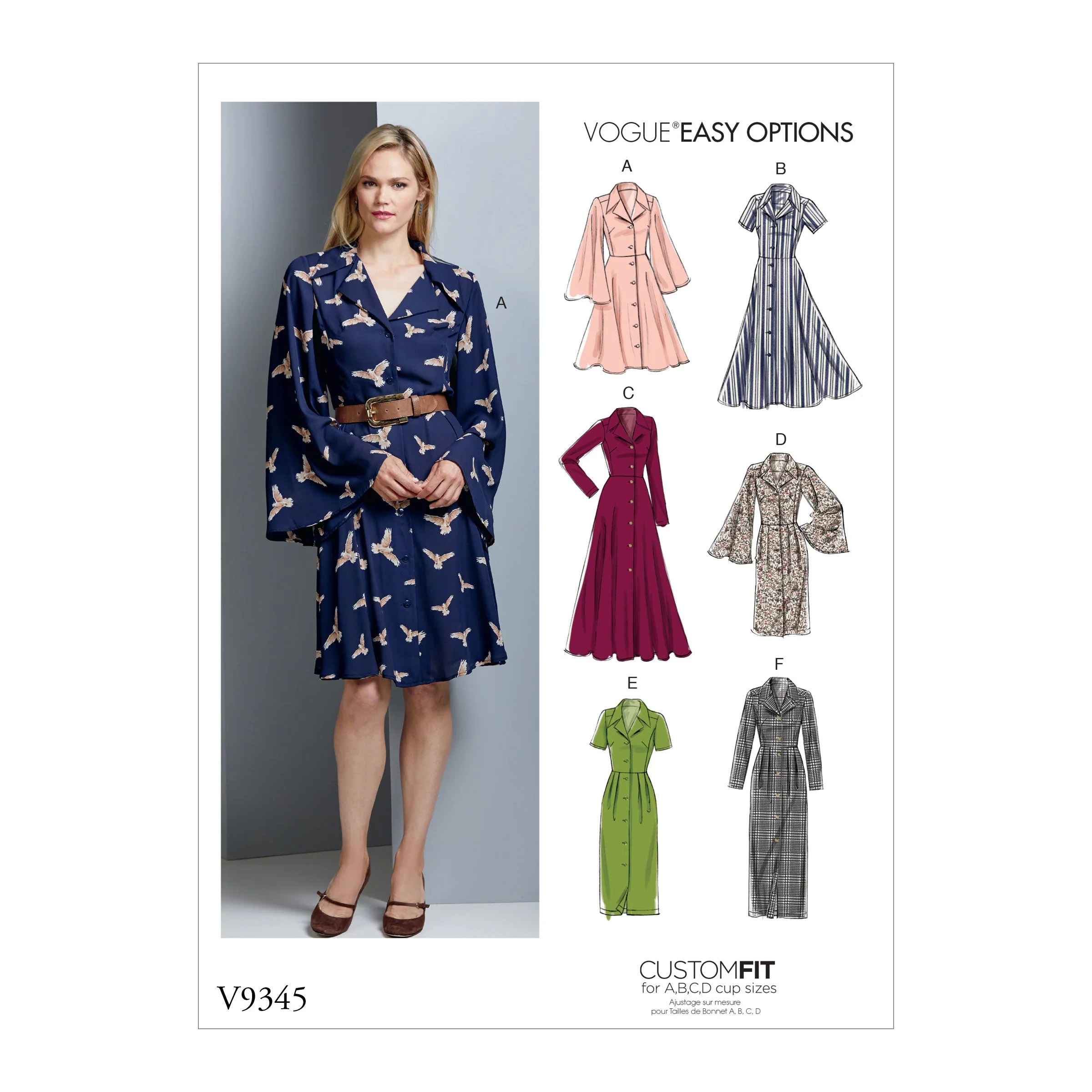 Vogue Pattern V9345 Misses