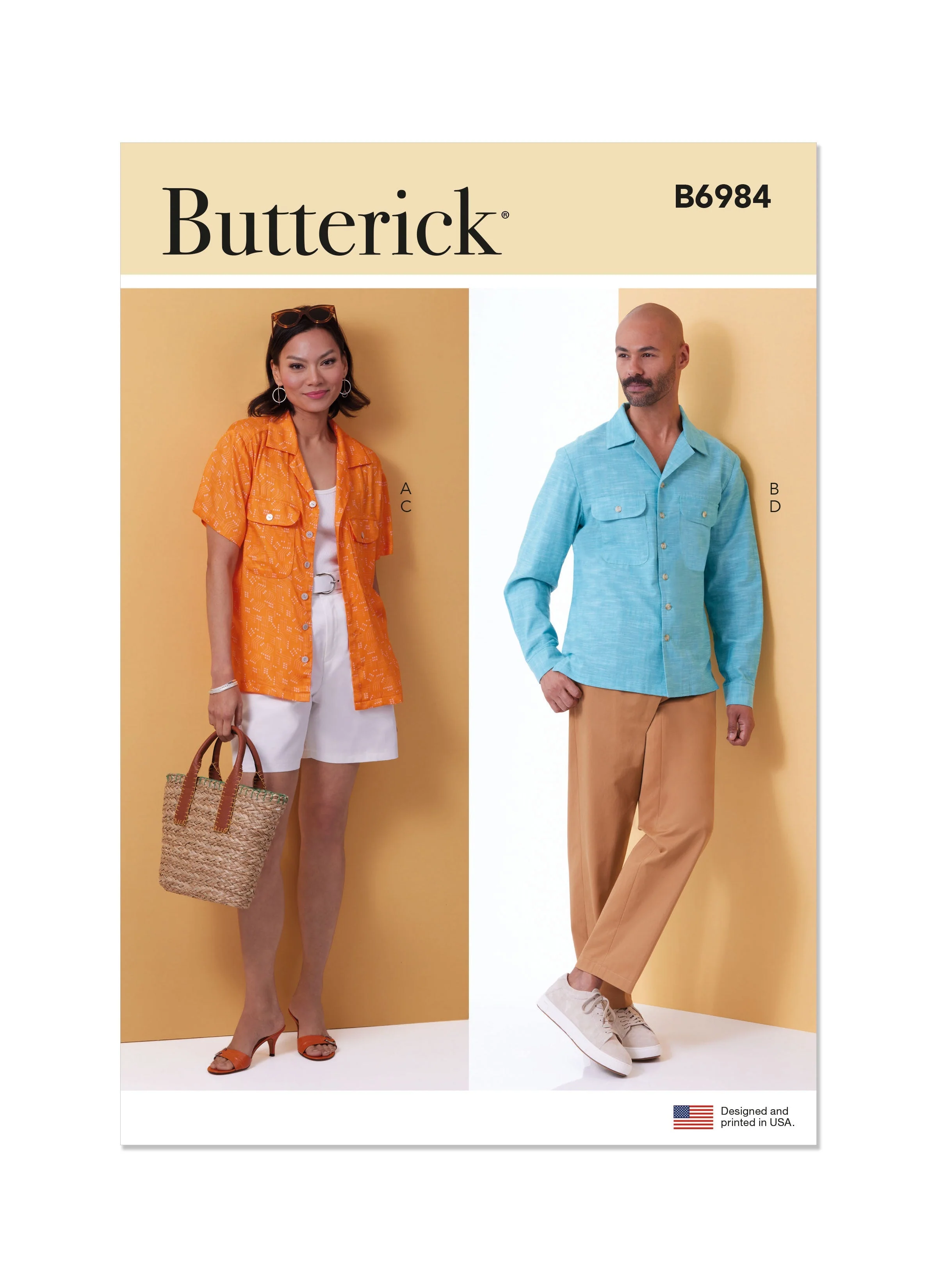 Butterick Pattern B6984 Unisex Sportswear