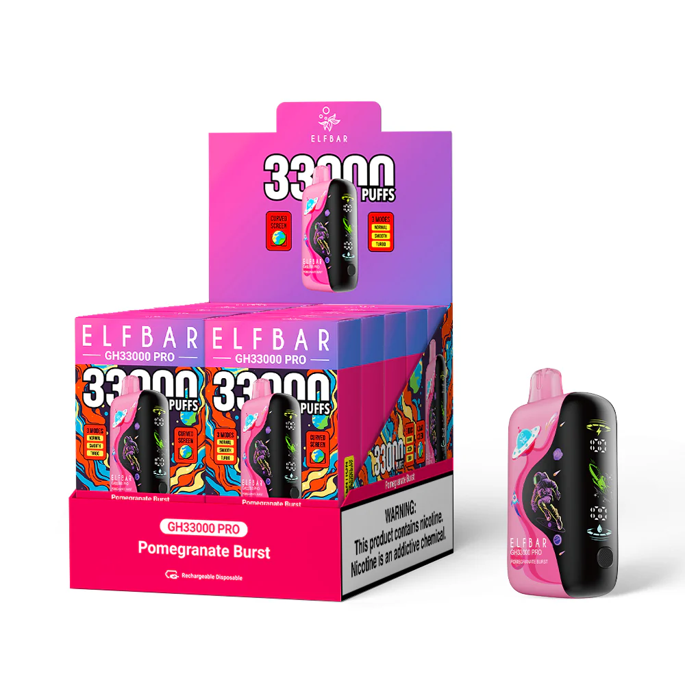 ELFBAR GH33000 PRO oplaadbare wegwerpvape (alle smaken)