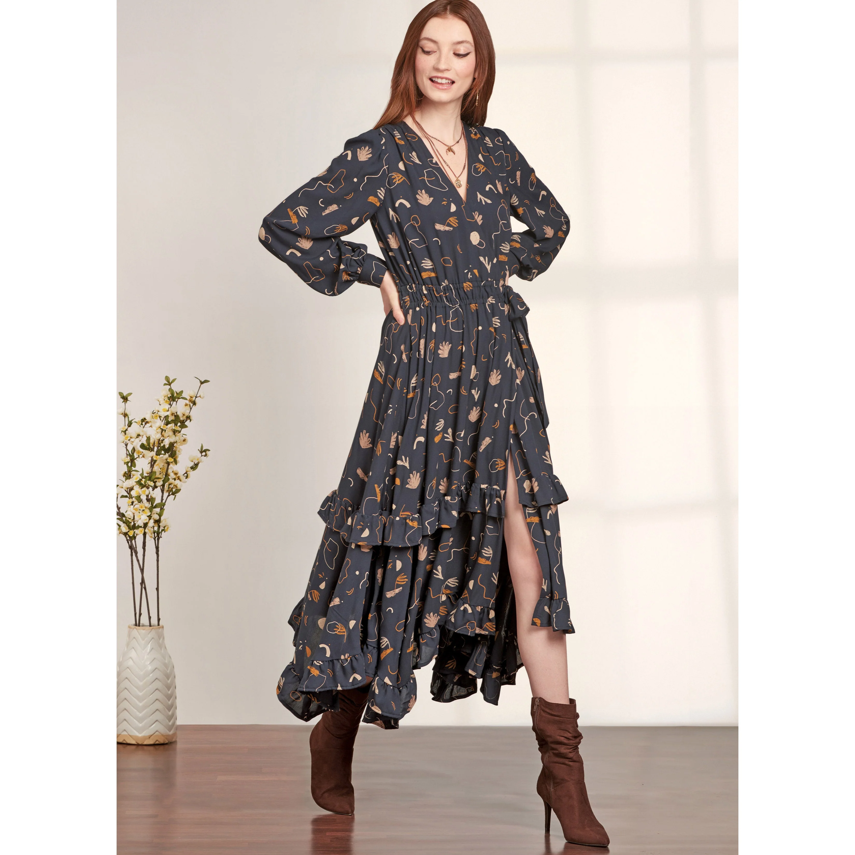 Simplicity Pattern S9639 Misses' Wrap Dress