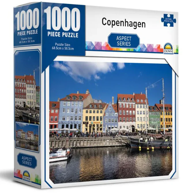 1000-Piece Jigsaw Puzzle, Aspect Jigsaw Series- Assorted