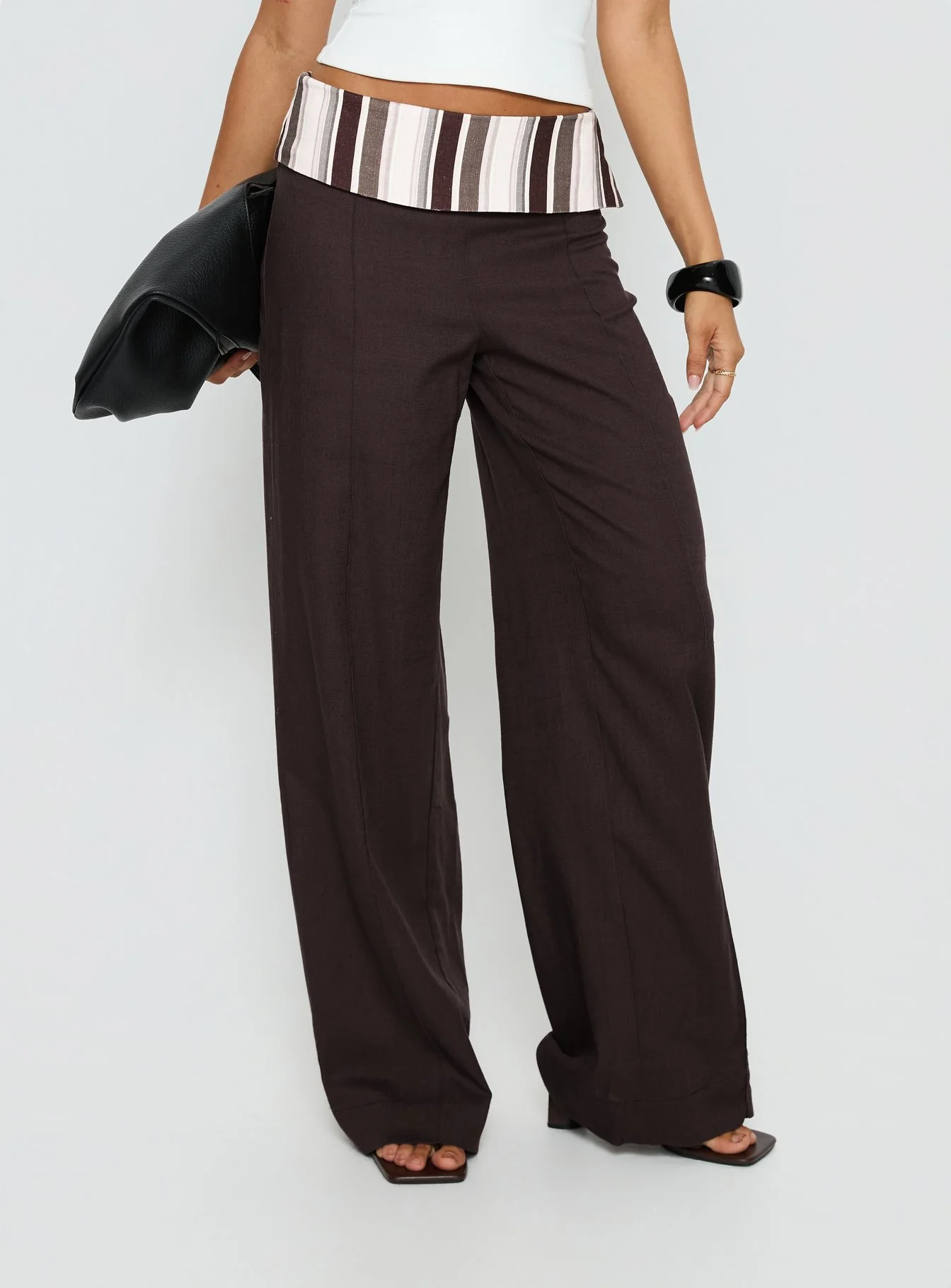 Quenlin Folded Straight Leg Pant Multi