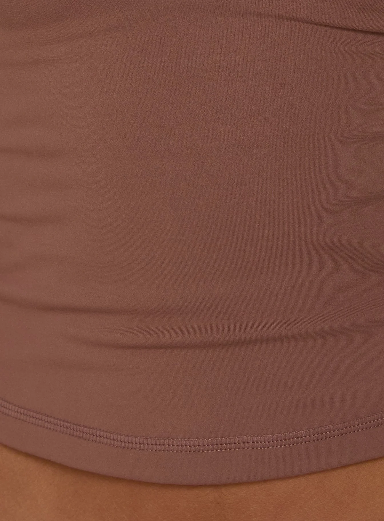 Ascend Layered Halter Tank Top Brown / Pink