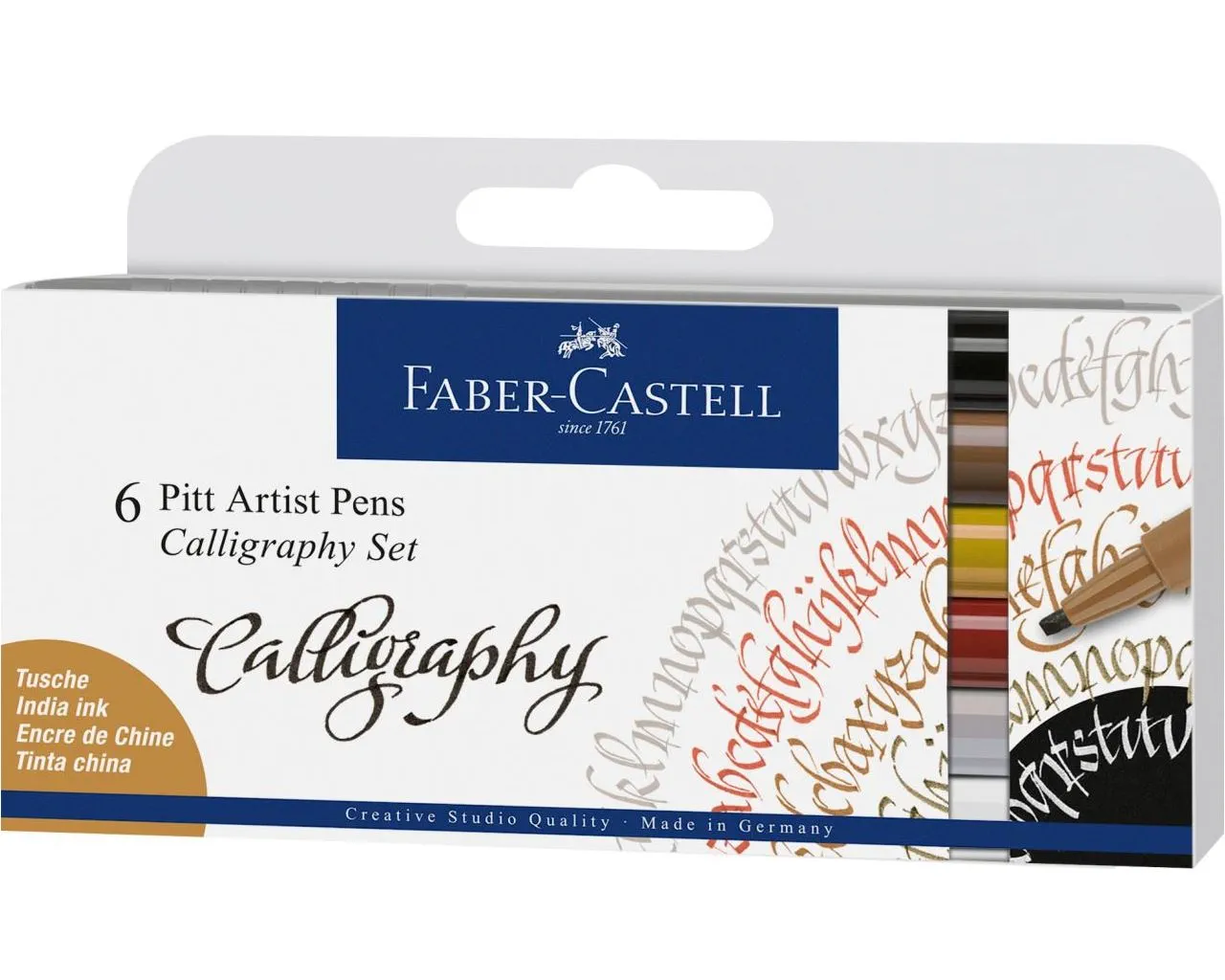 Pitt Artist Calligraphy Pens- 6 set