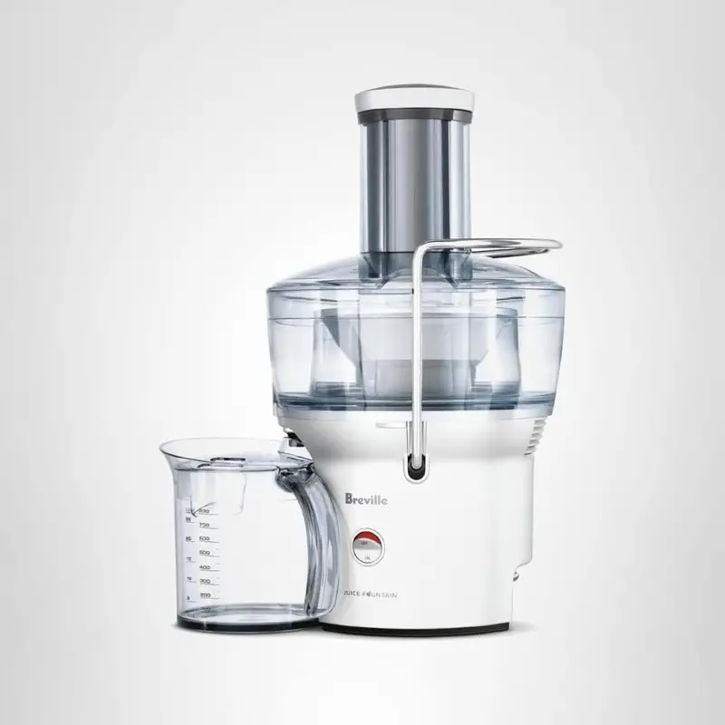 Wyciskarka do soku Breville BJE200XL Compact o pojemności 740 ml i konstrukcji ze stali nierdzewnej