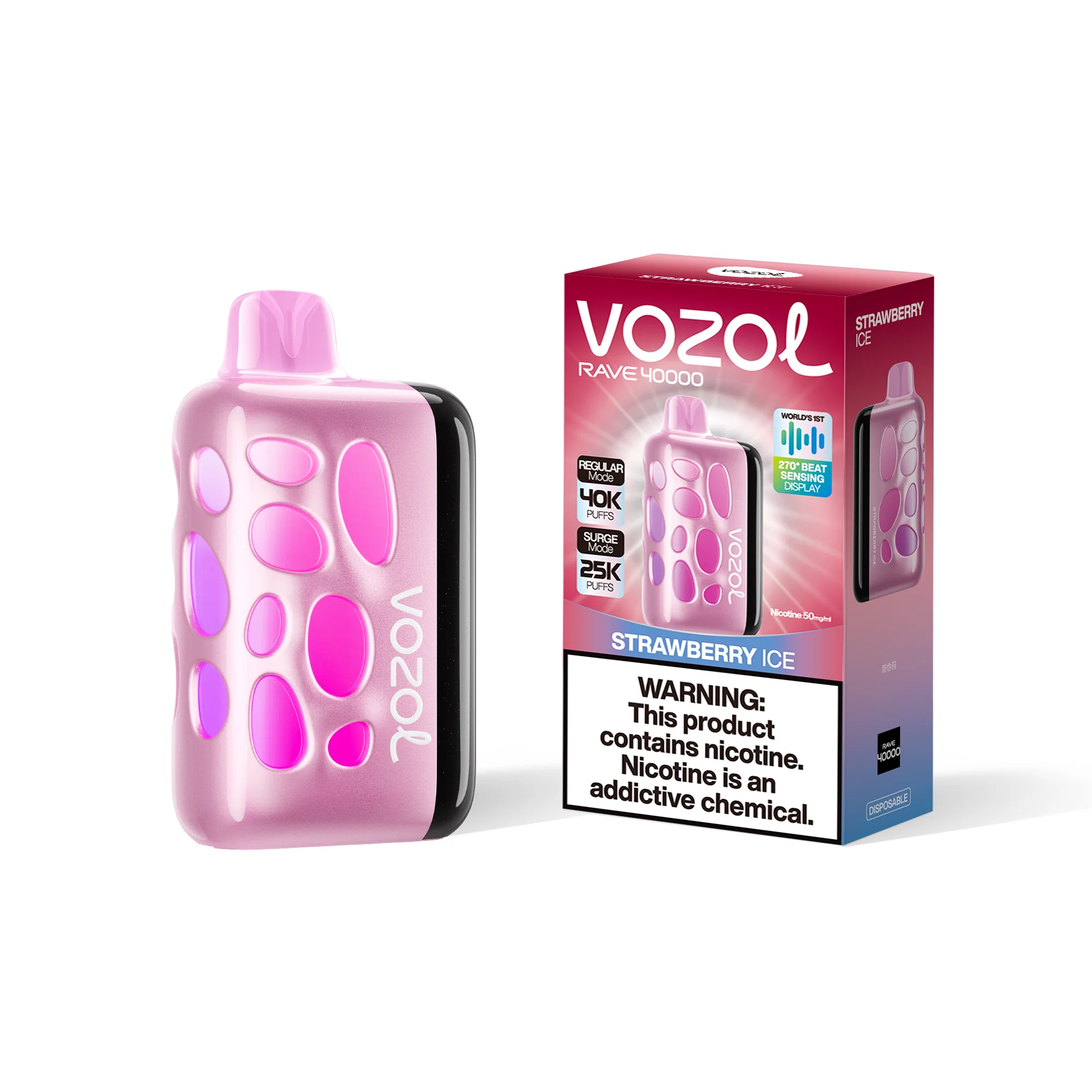 VOZOL RAVE 40K wegwerpvape (alle smaken)
