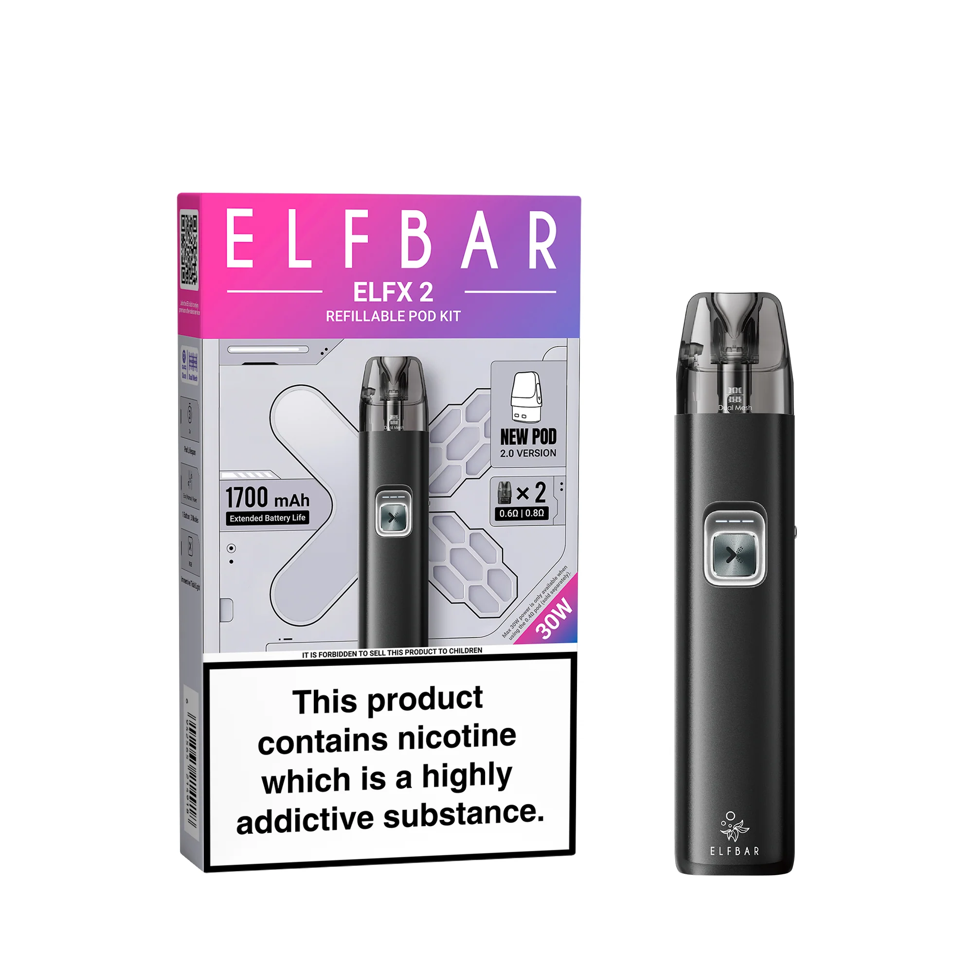 ELFBAR ELFX 2 hervulbare podkit