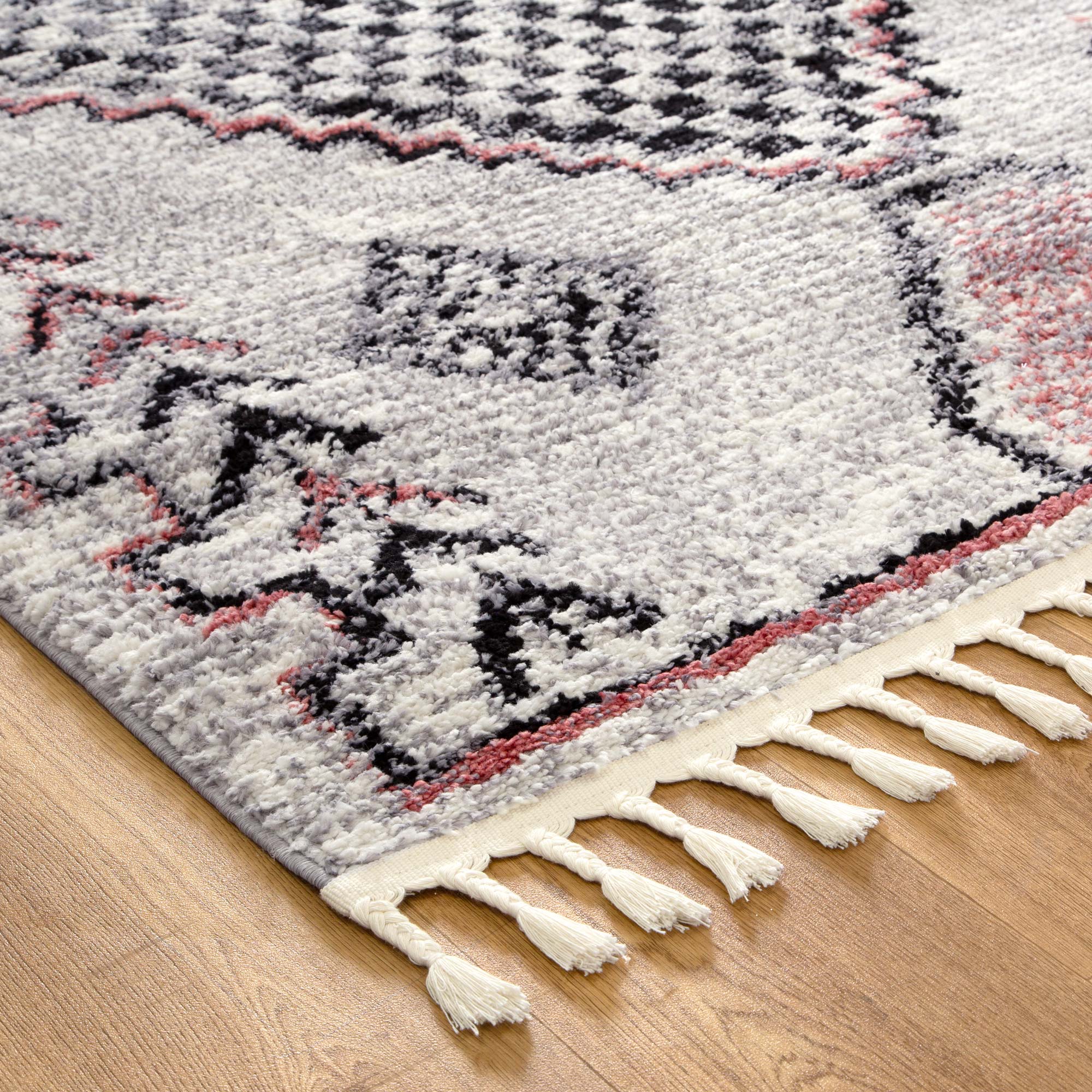 Mario Tocapus Blush Geometric Rug
