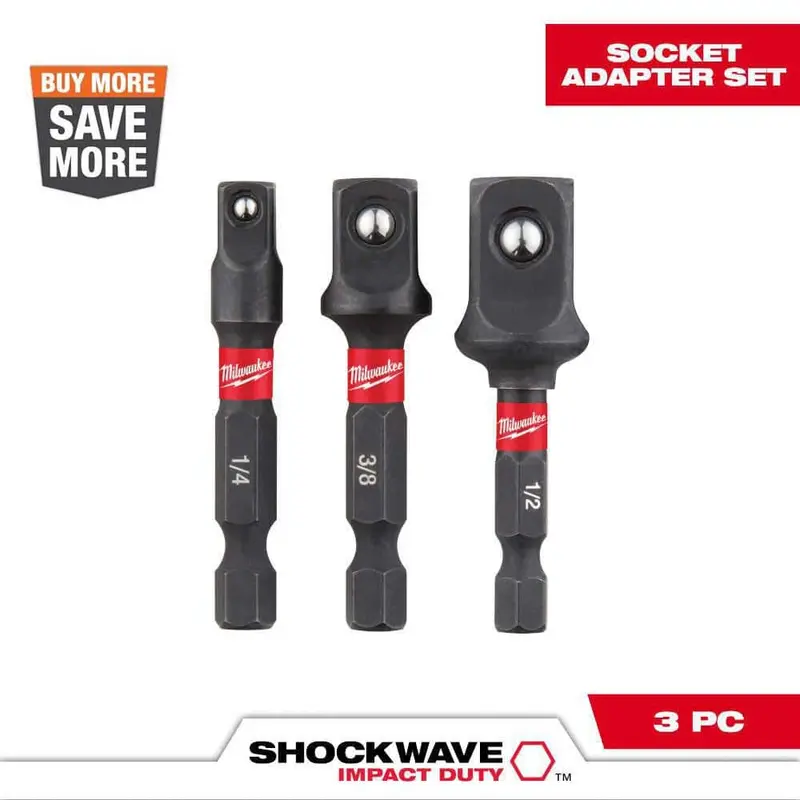 Adapter nasadowy z trzpieniem sześciokątnym 1/4