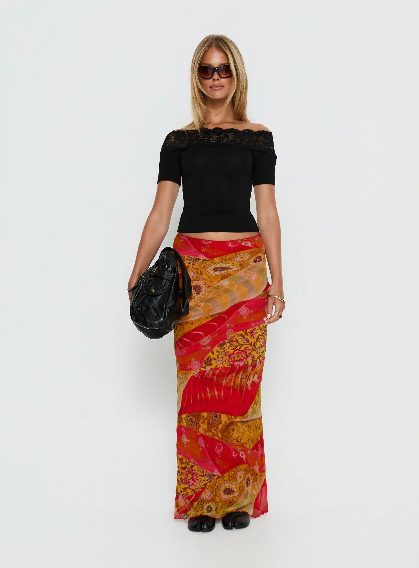 Rowana Maxi Skirt Multi Paisley