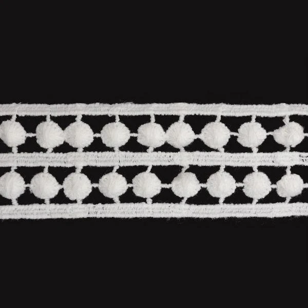 Sullivans Lace Guipure, Ivory- 30mm